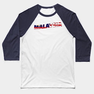 Malaysia Vintage style retro souvenir Baseball T-Shirt